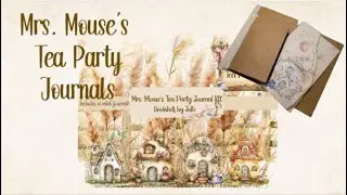 Making Envelope Journals! Big & Mini! For the Mrs. Mouse's Tea Party Journal kit. #journalmaking