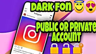 How to turn Instagram Dark Mode On and how to make your instagram account private.