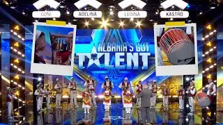 Instrumentet e folkut shkrijnë zemrat e studios - Albania's Got Talent