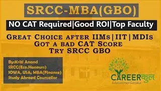 SRCC MBA |GBO| MBA Good ROI|Placement|Faculty|Internships|Exam|Career Counselling