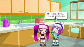 Charlotte gives birth 3 babies in the kitchen😍Gacha mpreg✌️