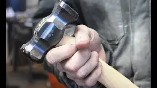 Forging a Rounding Hammer with my 24 Ton Forging Press!