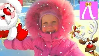 VLOG Ride on the roller coaster cheesecake with WINTER FUN FOR KIDS Leptusa