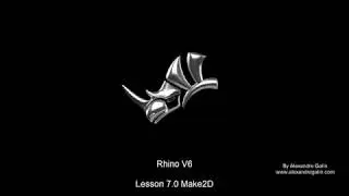 Rhino V6  Rendering Chapt  Lesson 7 0 Make2D