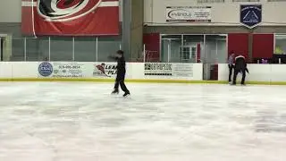 Cool double flip with plus GOE entry