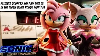 Sonic 3 Amy Rose Confirmed & Rouge Won't be in The Movie?  Let's Talk SEGA NEWS