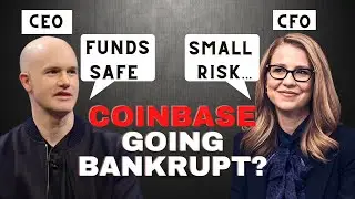 Coinbase At Risk Of Bankruptcy? : CEO & CFO Contradict Themselves