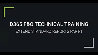 EXTEND STANDARD REPORTS PART 1 | For trainings +917569261540