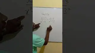 How to simplify an algebraic fraction using difference of two squares 