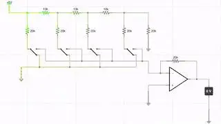 R2R Digital to Analog Circuit Operation