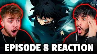 MUICHIRO POPPED OFF! | Demon Slayer Season 3 Episode 8 REACTION | Kimetsu No Yaiba