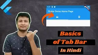 How to use TabBar in Flutter || Custom Tab Bar controller in Flutter || Flutter in Hindi