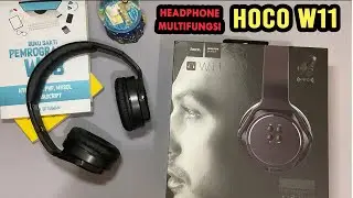 Review HOCO W11 Headphone Wireless Bluetooth.