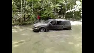 Lincoln Navigator Stuck Deep Water