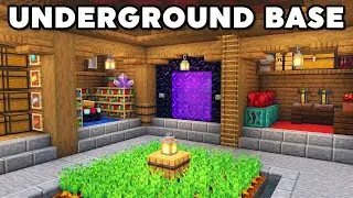 Minecraft Ultimate Underground Base Tutorial [How to Build]