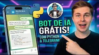 Create a 100% Free AI Chatbot for Telegram using Python.