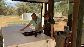 Equine Therapist Kelly Cracknell Has a Red Light Pad in Urgent Need of Repair – No Problem!