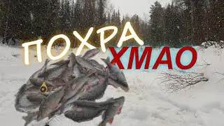 Pokhra river. Khanty-Mansiysk Autonomous Okrug. Fishing, winter road. Episode 4