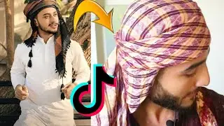 How to Tie Hasnain Khan's Arabic headscarf Tie Shemagh like team O7 for Tiktok | Amaan Ullah