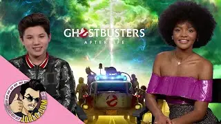 Celeste O'Connor & Logan Kim Interview - GHOSTBUSTERS: AFTERLIFE (2021)