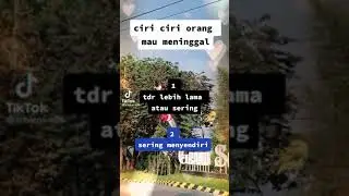 ciri ciri orang mau meninggal ya allah ya tuhan ku