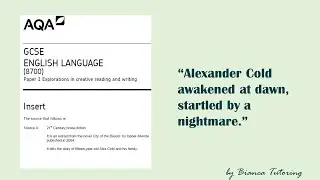 HOW TO ANSWER AQA PAPER 1 QUESTION 2 | GCSE ENGLISH LANGUAGE