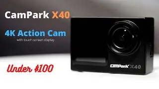 2021 CamPark X40 Action Cam Short Review | Testing Video | 4K Cam under $100