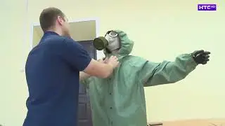 Girls gas mask hazmat