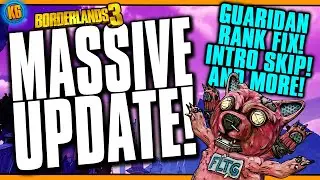GUARDIAN RANK IS FIXED!! PATCH NOTES - DEC 12, 2019 [Borderlands 3]