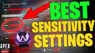These are the BEST SENSITIVITY and GYRO SETTINGS for APEX LEGENDS MOBILE!