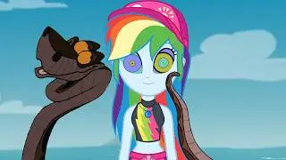 Kaa And Rainbow Dash Second Encounter