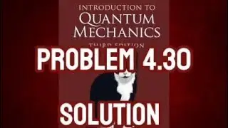 Griffith Quantum Mechanics Solution 4.30 Spin Example