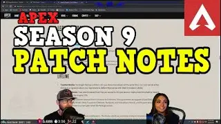 WE REVIEW SEASON 9 PATCH NOTES - Buffs/Nerfs (Apex Legends)