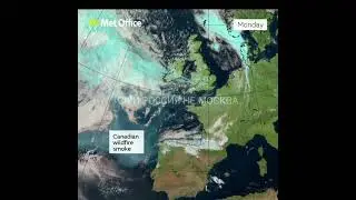 Облако дыма от лесных пожаров в Канаде пересекло Атлантику и добралось до Европы.