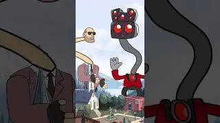 Giant Scatman Heavy and SpeakerMan Twee Together Harmony