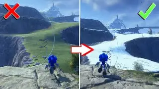 Snowy Ouranos Island v.1.1 | Sonic Frontiers mods Gameplay