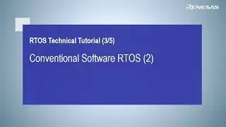 RTOS Tutorial (3/5) : Semaphore and event flag