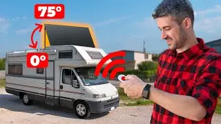 Pannello fotovoltaico inclinabile da 400W sul mio camper