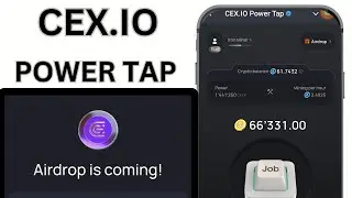 How to mine CEXP power Tap Phase 2 || Cex.io Airdrop