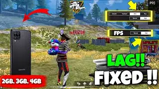 Lag Problem Fix 🎯 In Free Fire 🔥 | 2gb,3gb,4gb ram device | Samsung Galaxy A12 📲