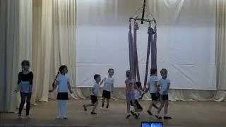 Учебный процесс группы "Карусель" - спутник Народной цирковой студии "Ритм".