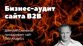 Бизнес аудит сайта CNV Analytics