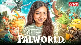 New Update is finally here!! PALWORLD LIVE #girlgamer #live #facecam