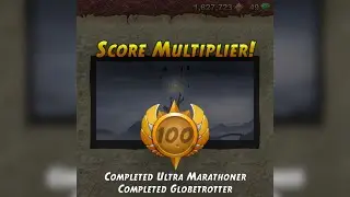 Achievement x100 Unlocked in Temple Run 2
