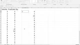 Generating Sale Data