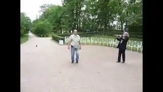 С САШЕЙ С УРАЛМАША У ЕКАТЕРИНИНСКОГО ДВОРЦА