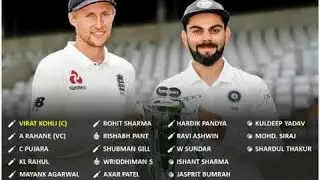 India VS England || Full Team India Squad || 2021 Test Series ||