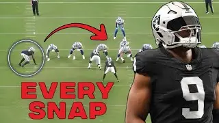 Raiders Tape: EVERY Tyree Wilson Snap Week 2 Pre-Season