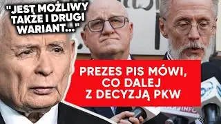 Prezes PiS ma plan. Kaczyński mówi, co dalej z decyzją PKW