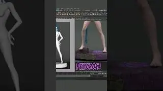 jinx sexy3D #arcane #lol #modelo3d #tutorial #leagueoflegends #3dart #blender #zbrush #autodeskmaya